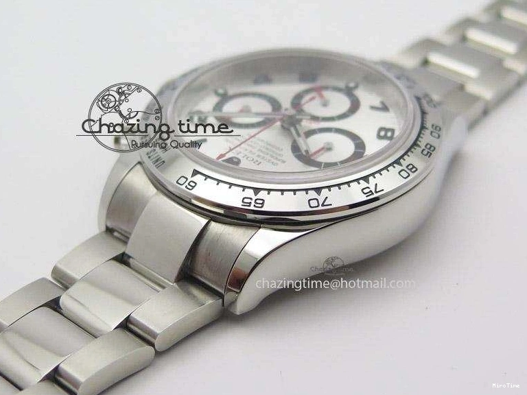 MiroTime 0420 Original Daytona 116509 JF Best Edition Silver Dial On SS Bracelet A 4022
